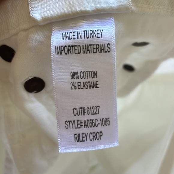 Agolde | white Riley cropped jeans - Picture 8 of 8